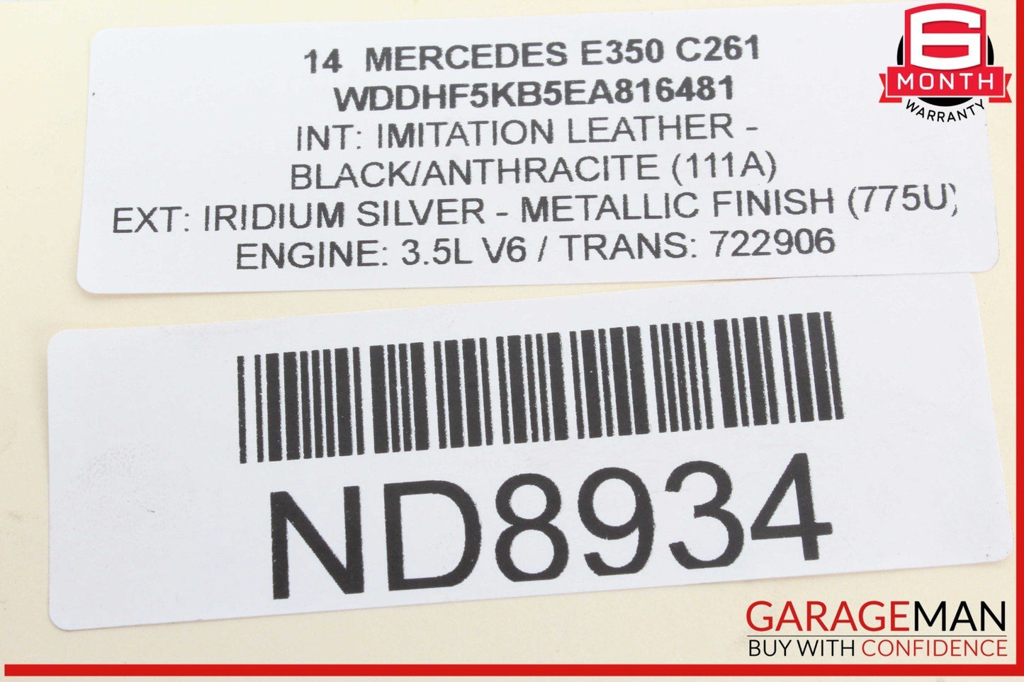 10-18 Mercedes W212 E350 Front Right Side Absorber Bumper Reinforcement Bracket