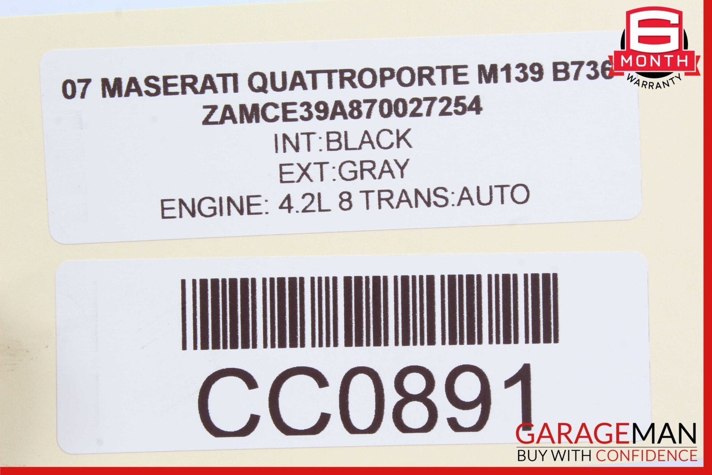 03-10 Maserati Quattroporte M139 Rear Left Side Top Upper Control Arm OEM