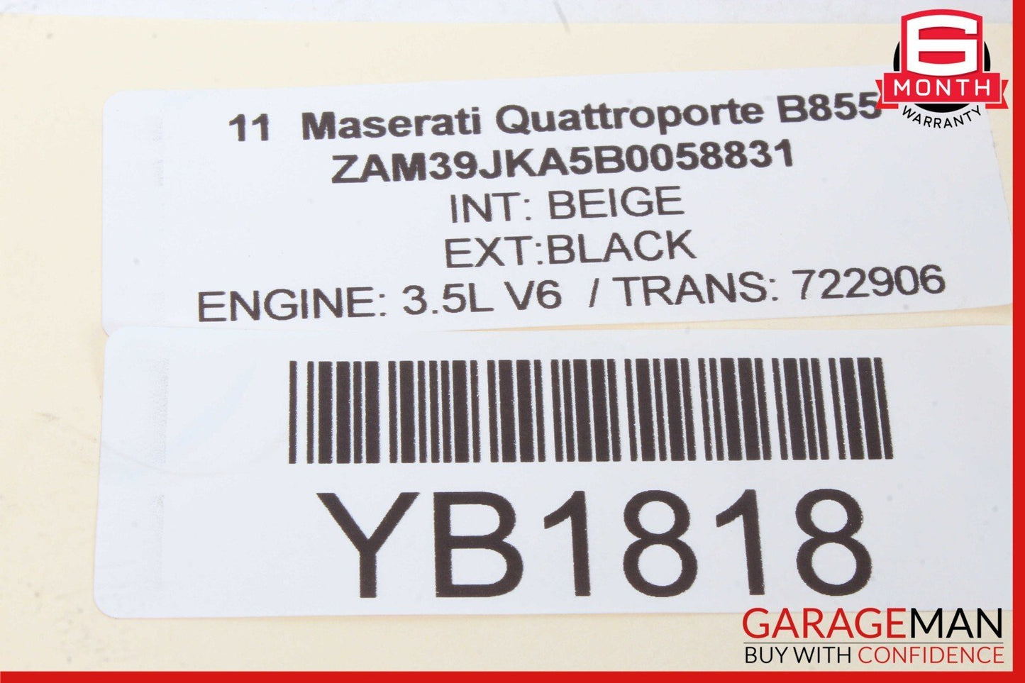 09-13 Maserati Quattroporte M139 Right Side Rear View Door Mirror OEM