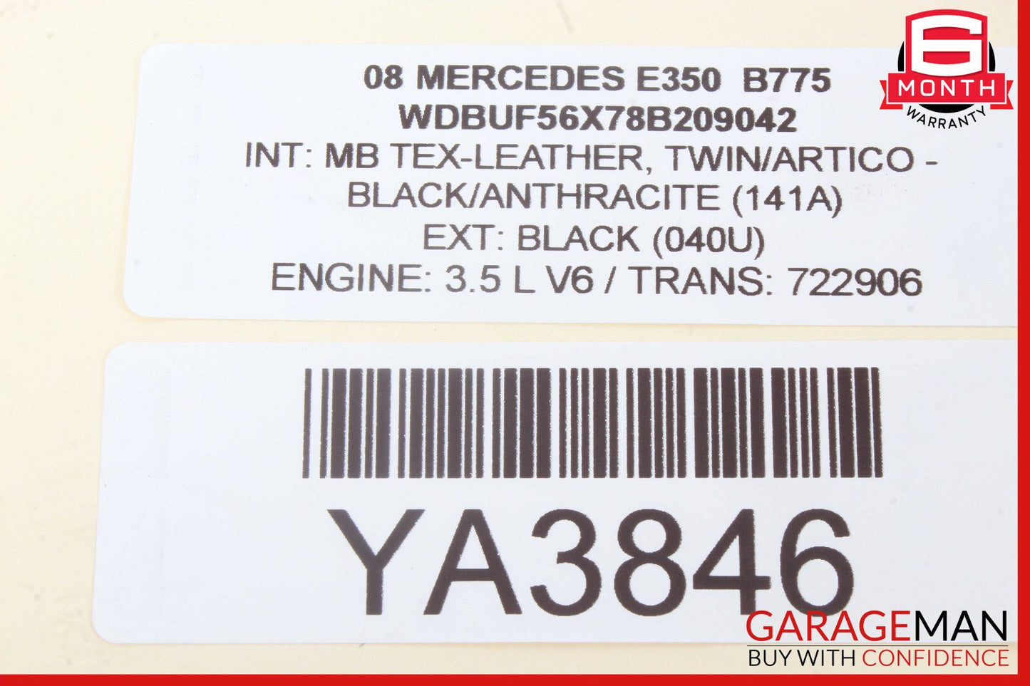 06-11 Mercedes W211 E350 CLS550 Rear AC Climate Control Switch Vent Trim OEM
