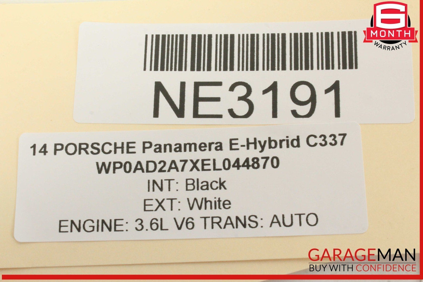 10-16 Porsche Panamera 970 E-Hybrid Front Left Driver Side Knee Air Bag OEM