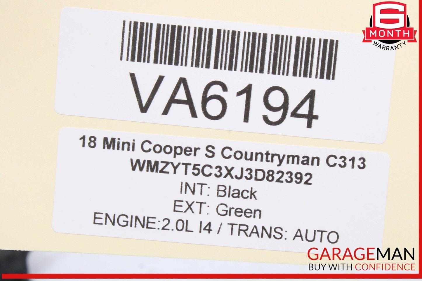 17-24 Mini Cooper S Countryman Rear Tailgate Liftgate Lock Latch Actuator OEM
