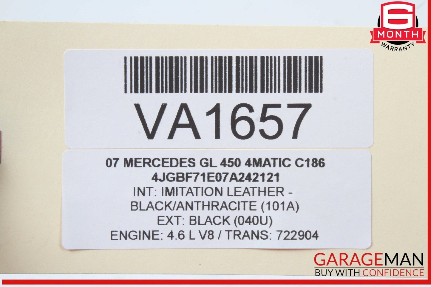 06-12 Mercedes X164 GL450 4MATIC Rear AC Heater Climate Control Vent Switch Trim