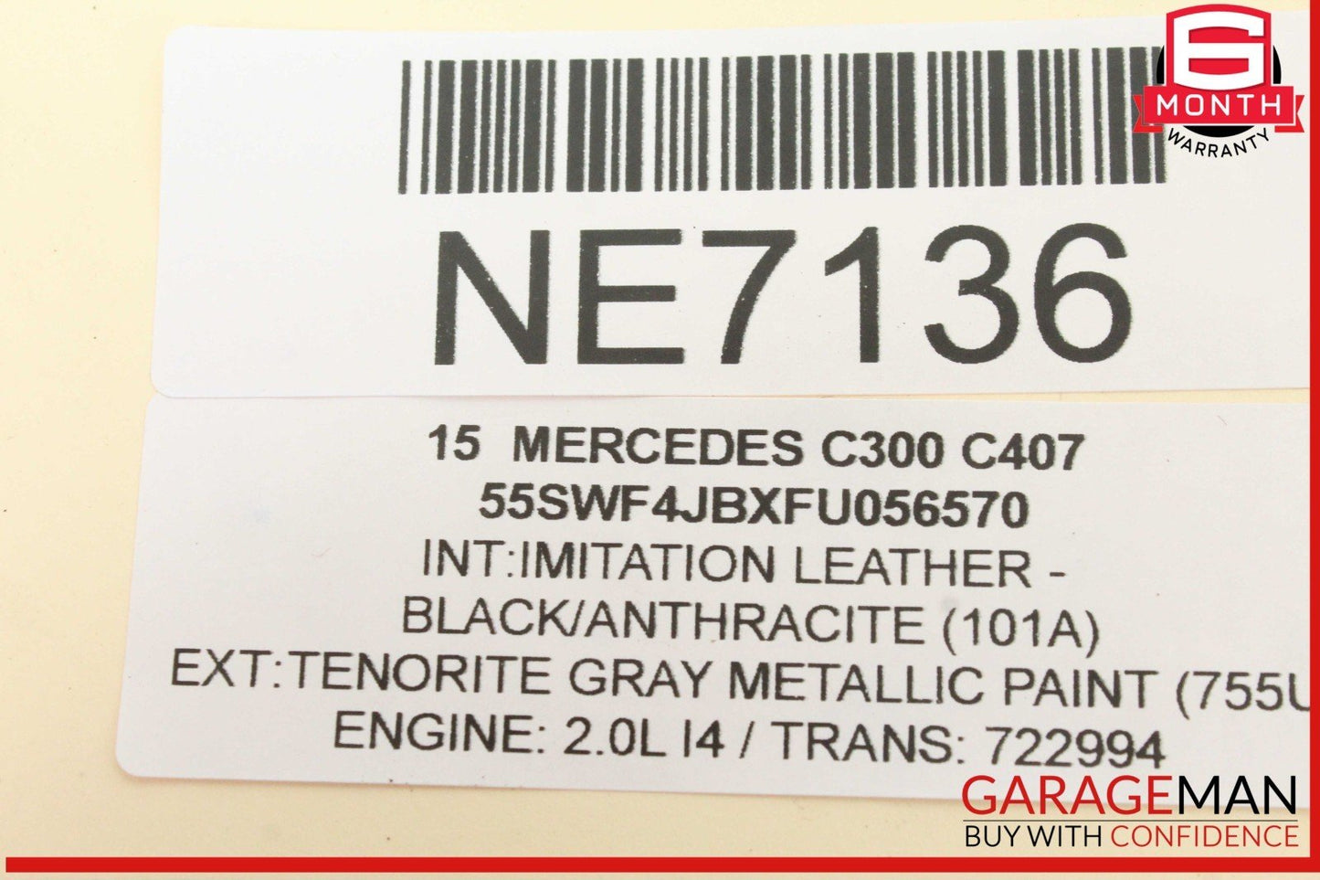 15-20 Mercedes W205 C300 C350e C400 A/C AC Heater Climate Control Switch OEM