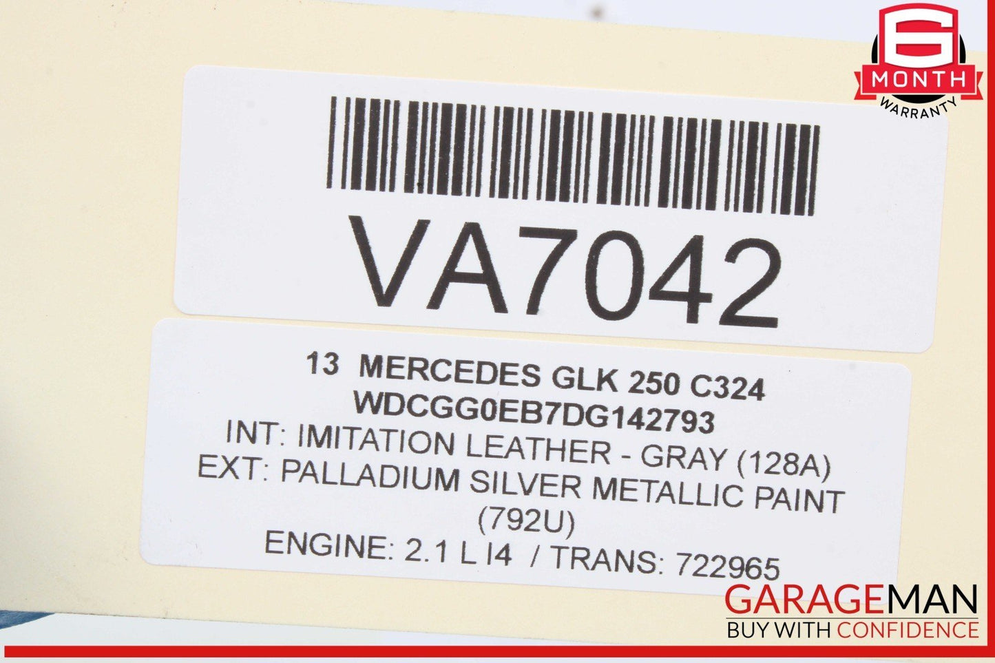 13-15 Mercedes X204 GLK250 Oil Filter Housing Assembly w/ Radiator Bracket OEM