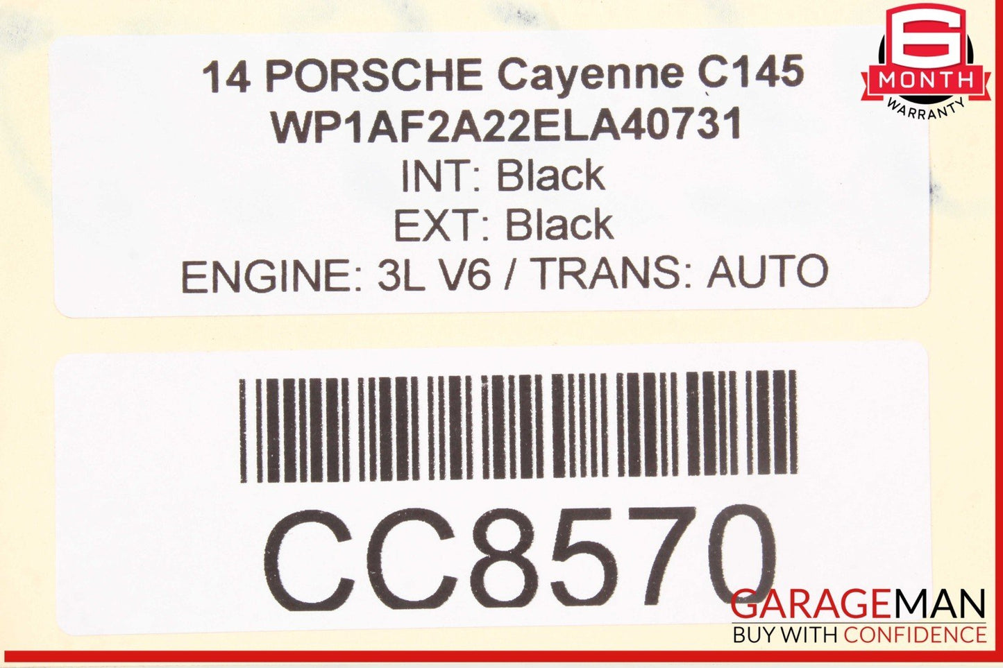 11-18 Porsche Cayenne 958 Front Differential Axle Carrier Diff OEM