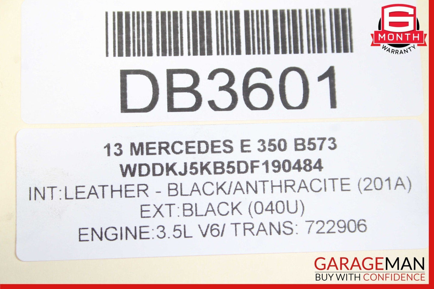 10-13 Mercedes W207 E350 Rear Right Spindle Knuckle Brake Rotor Caliper Set OEM