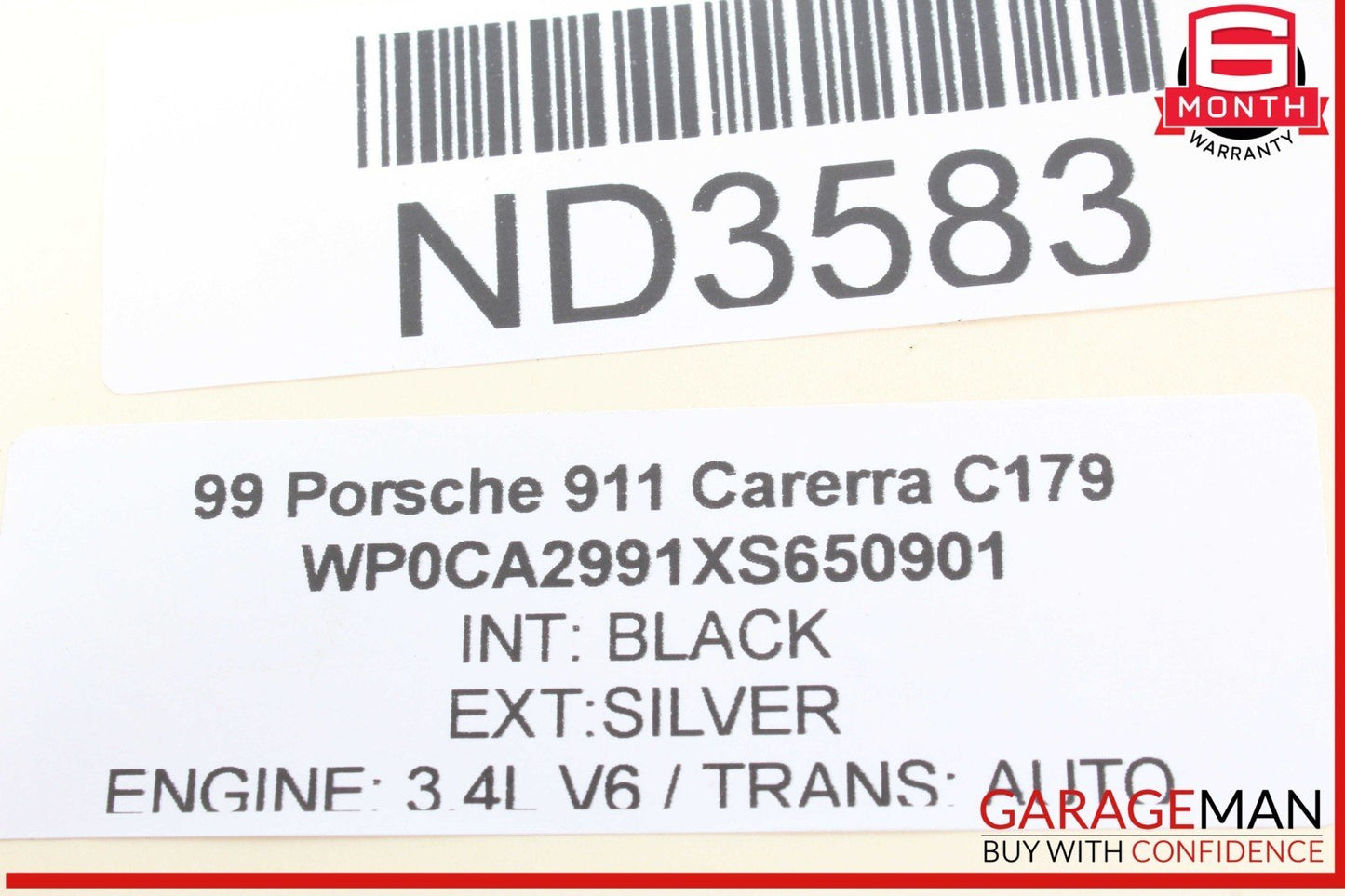 99-01 Porsche 911 Carerra Engine Exhaust Camshaft Cam Shaft 996222 OEM