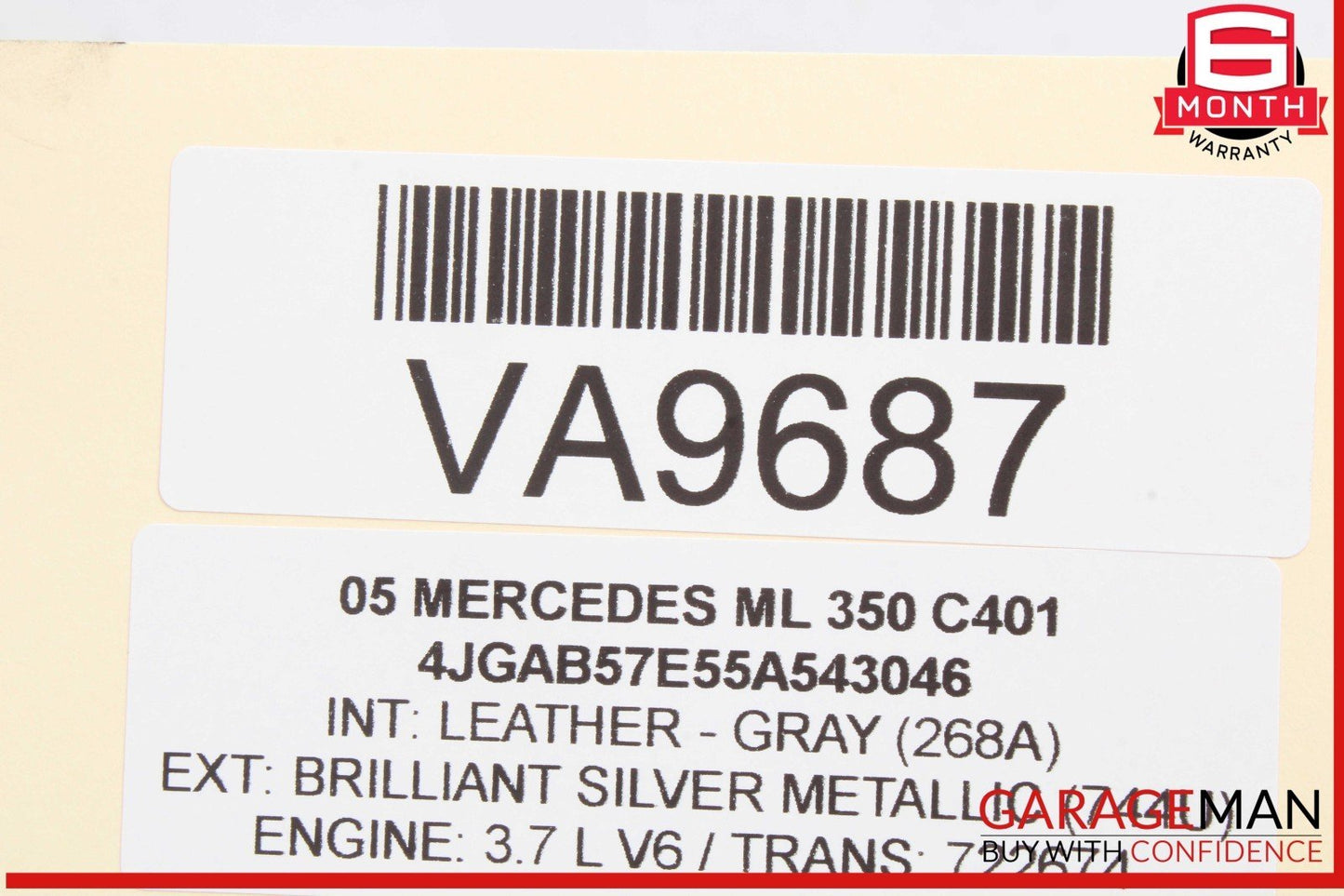 98-05 Mercedes W163 ML350 ML430 Front Left Driver Side CV Axle Half Shaft OEM