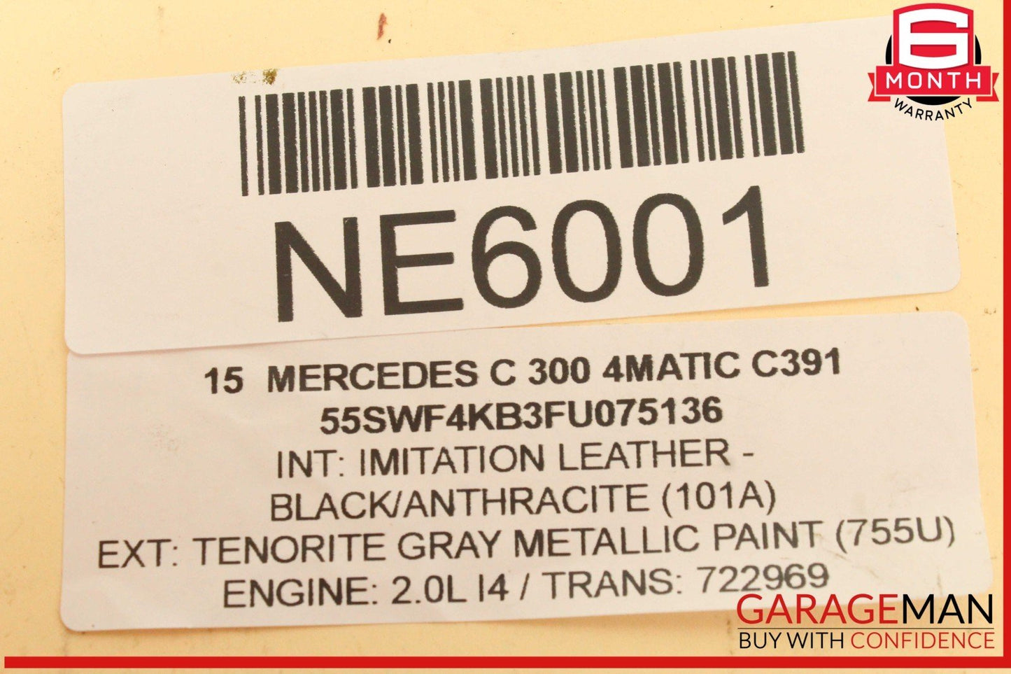 15-20 Mercedes W205 C300 4MATIC Rear Right Side Spindle Knuckle Wheel Hub OEM