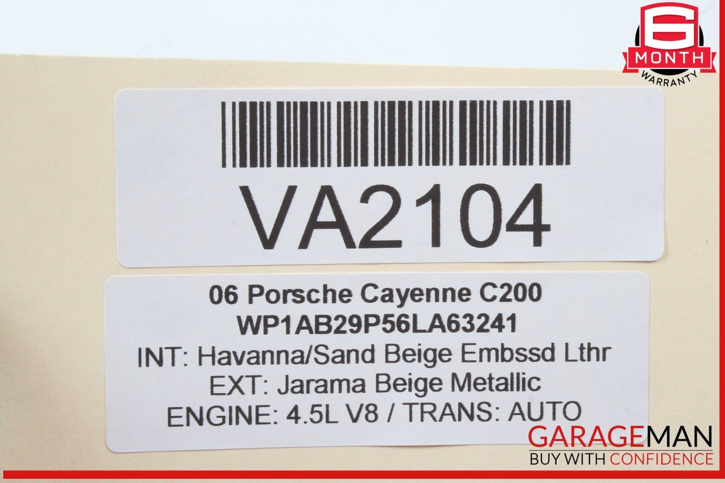 03-10 Porsche Cayenne 955 957 Rear Left or Right Upper Rearward Control Arm OEM