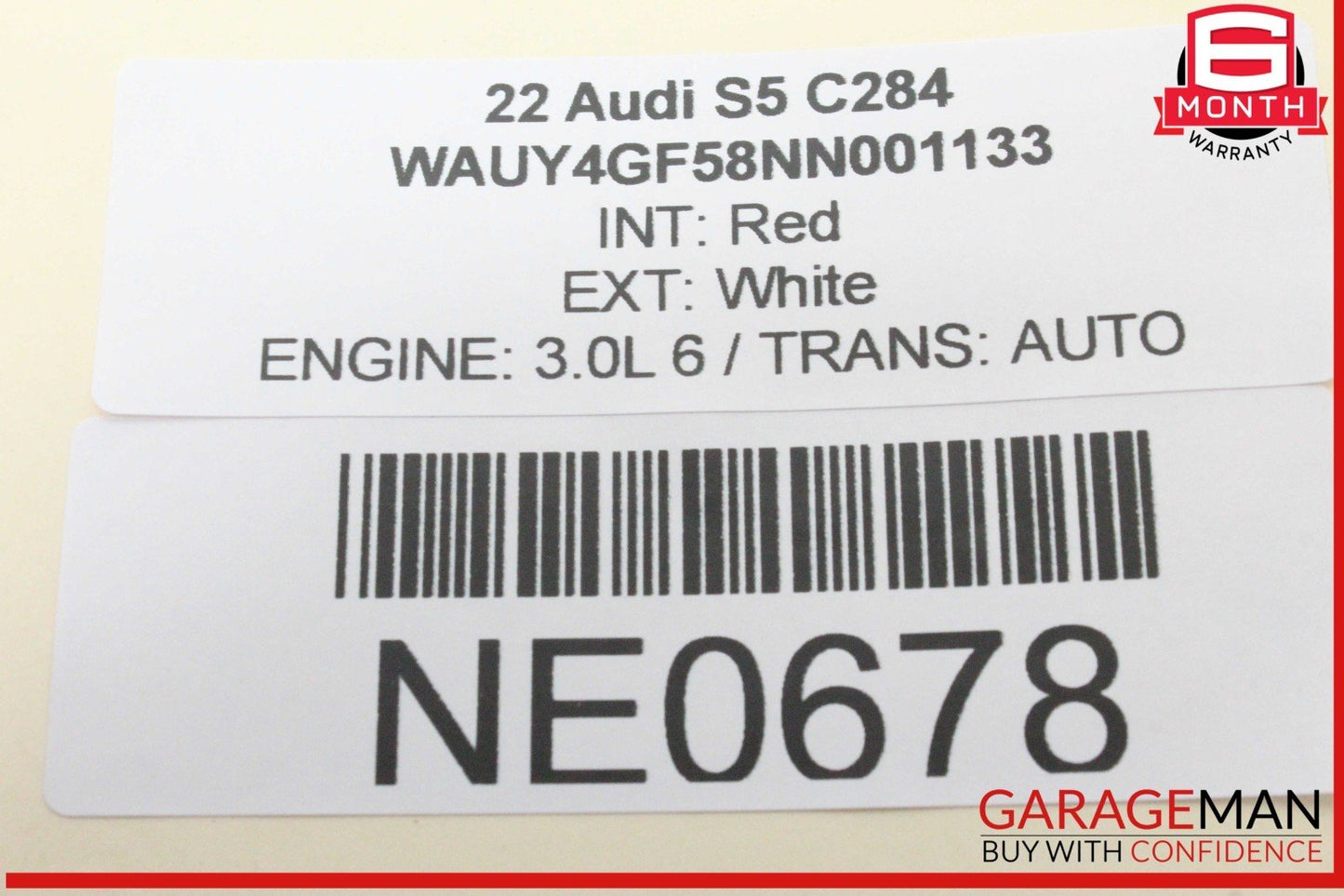 18-24 Audi S5 A5 Front Overhead Over Head Dome Light Lamp 5Q0951177 OEM