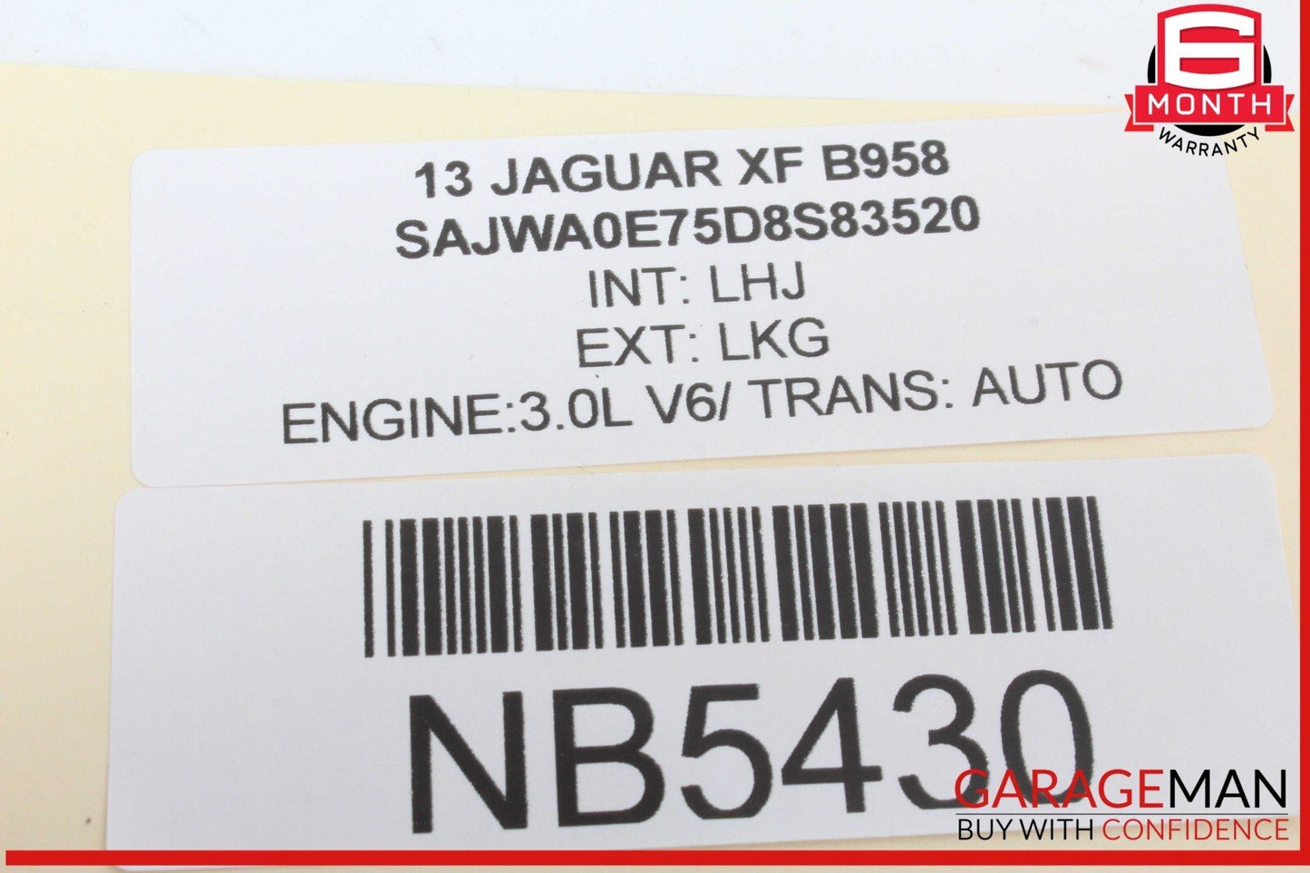 10-15 Jaguar XF XFR X250 Front Left Driver Side Door Rear View Mirror OEM