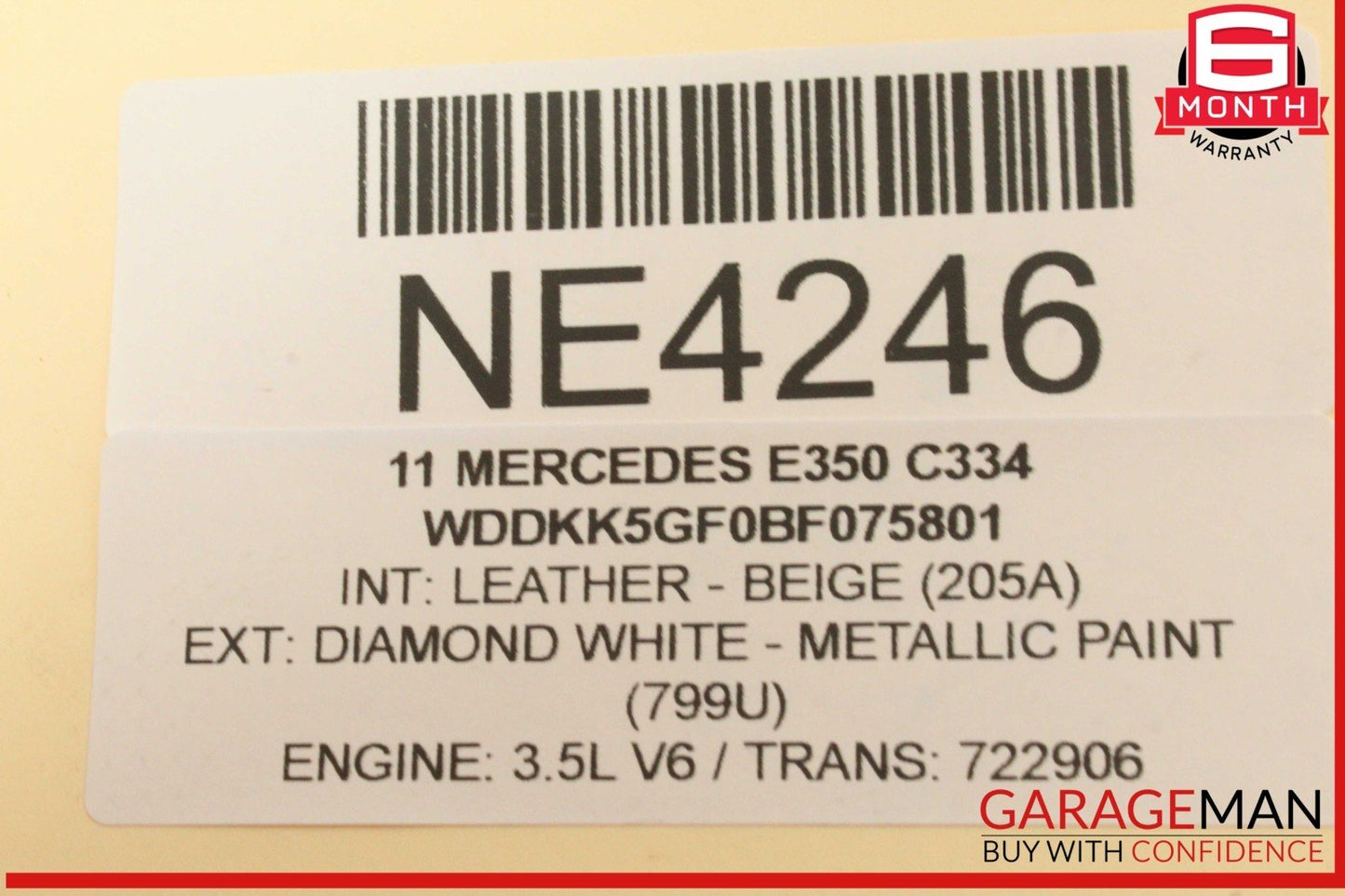 08-18 Mercedes W212 E350 C350 Rear Left Side Spindle Knuckle Hub Bearing OEM