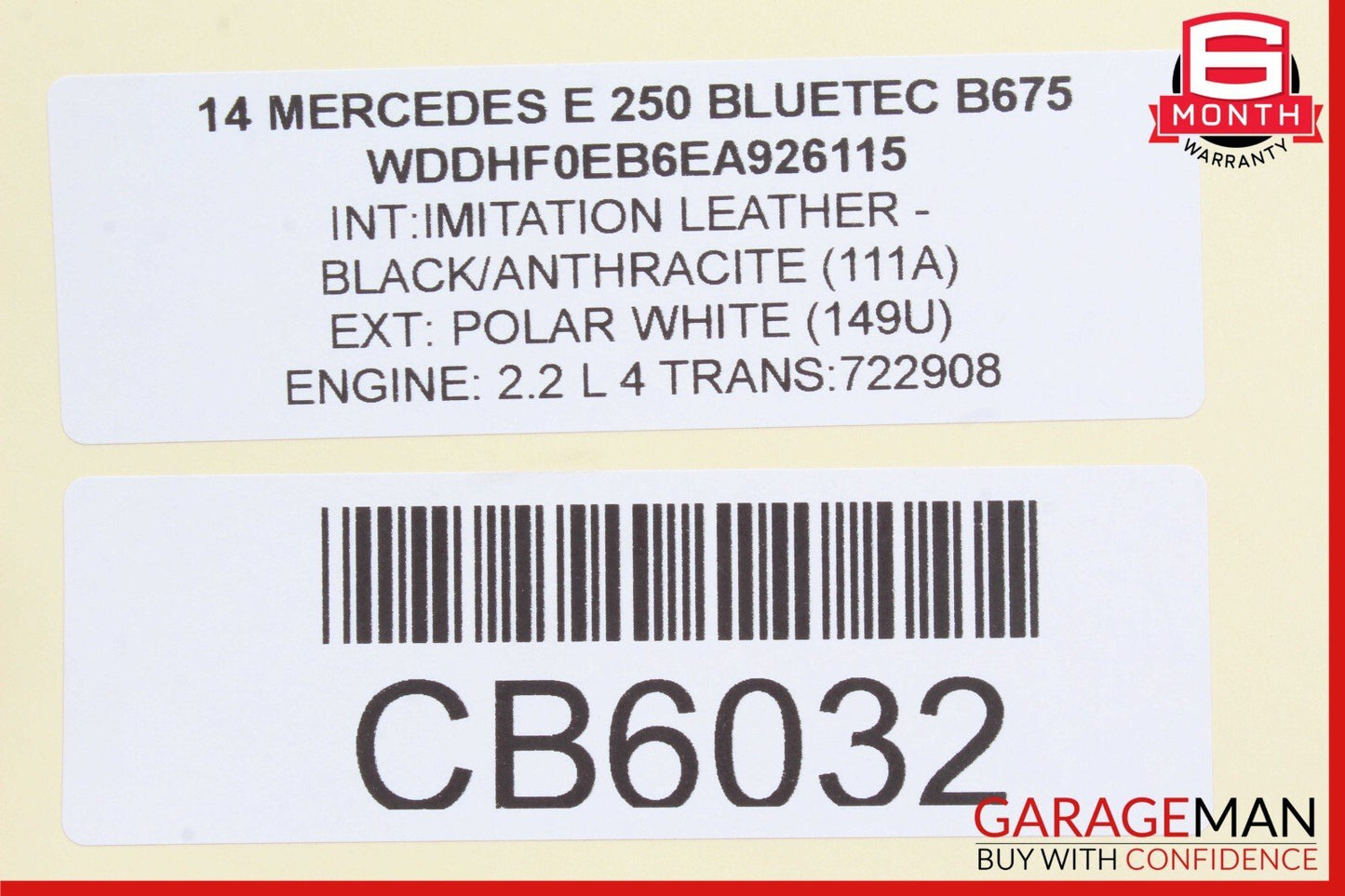 12-18 Mercedes W212 E350 E250 Steering Wheel Black w/ Paddle Shifters