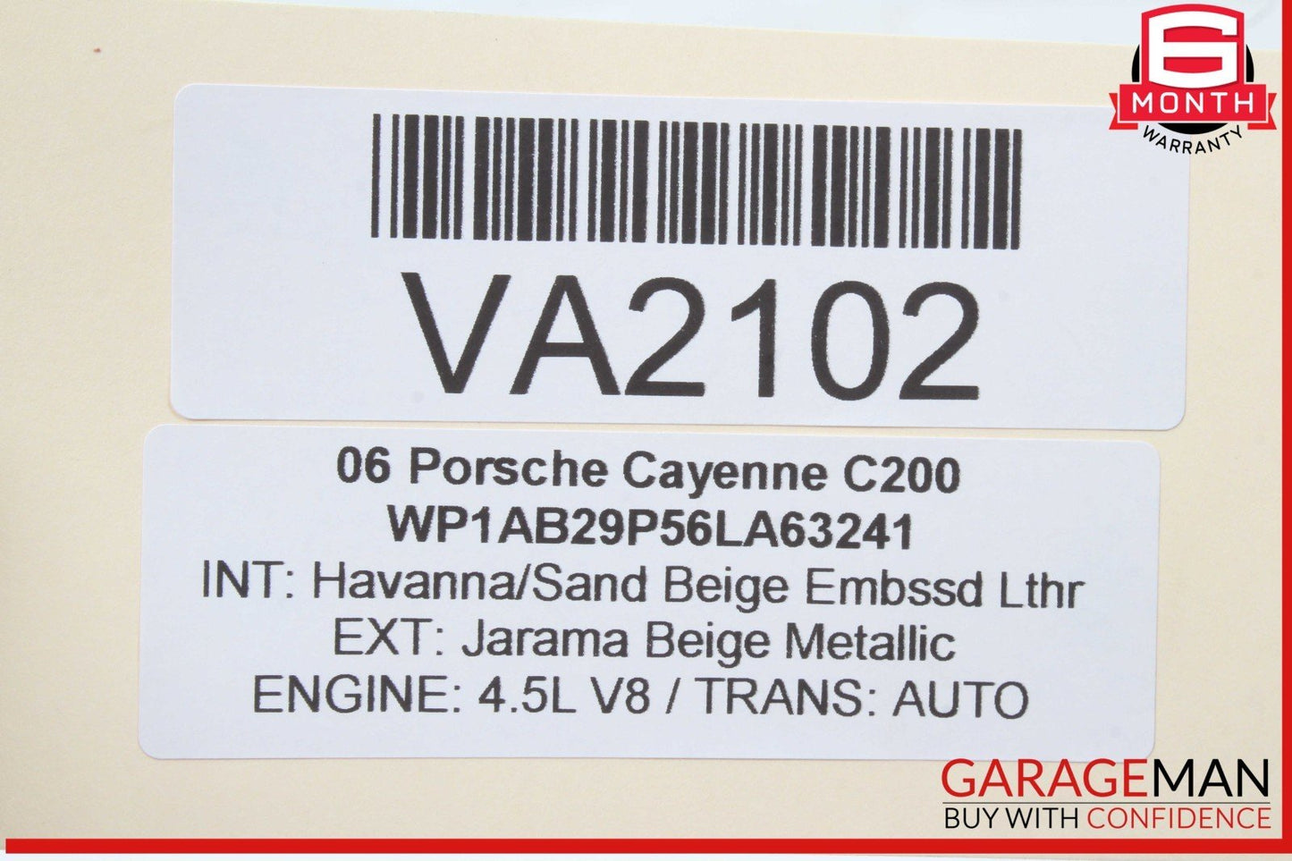 03-10 Porsche Cayenne 955 957 Rear Left or Right Side Upper Forward Control Arm