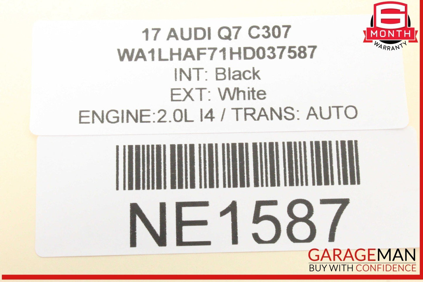 17-19 Audi Q7 Front Dash Multifunctional Combination Control Switch OEM