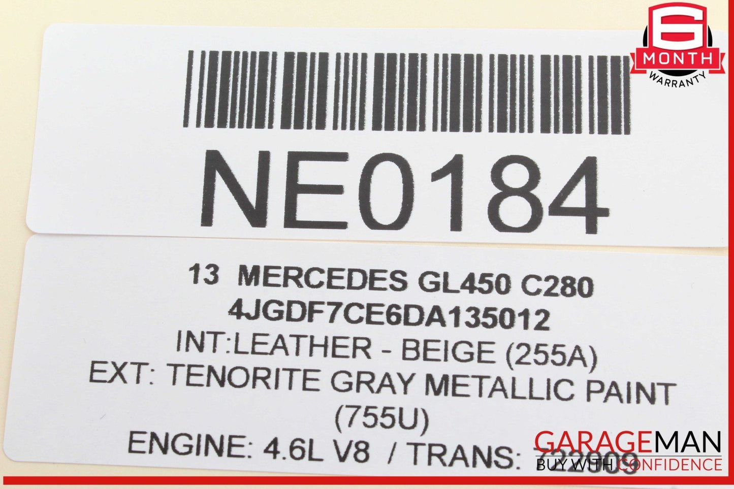 13-16 Mercedes X166 GL450 Instrument Speedometer Cluster 1669003106 OEM