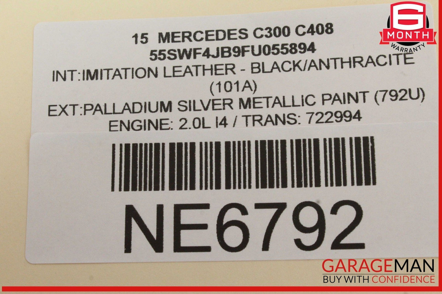 15-20 Mercedes W205 C300 C350e Front Right Side Door Window Regulator Motor OEM