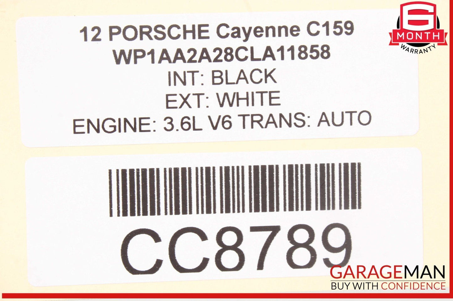 11-18 Porsche Cayenne 958 3.6L Automatic Transmission Gearbox AWD OEM 176k