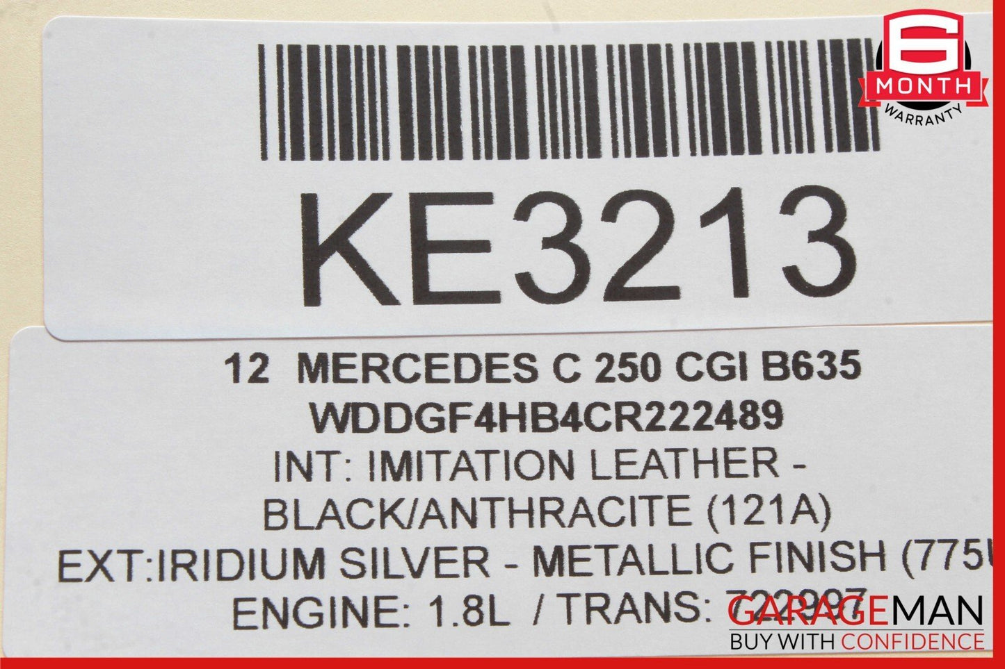08-16 Mercedes W212 E350 GLK350 C250 Rear Right Door Window Regulator Motor
