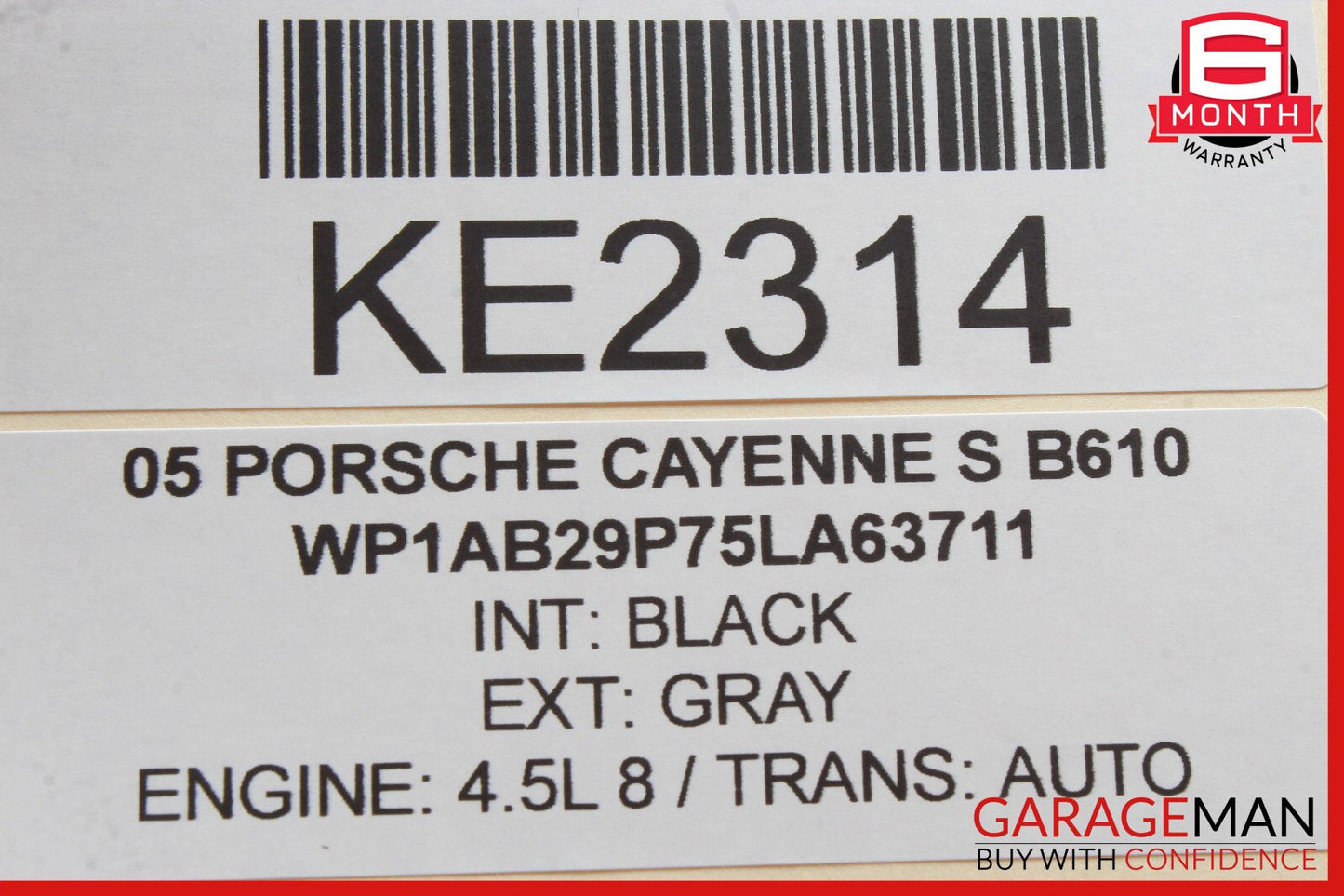 03-10 Porsche Cayenne 955 Bumper Parking Sensor Set of 4 Pc OEM