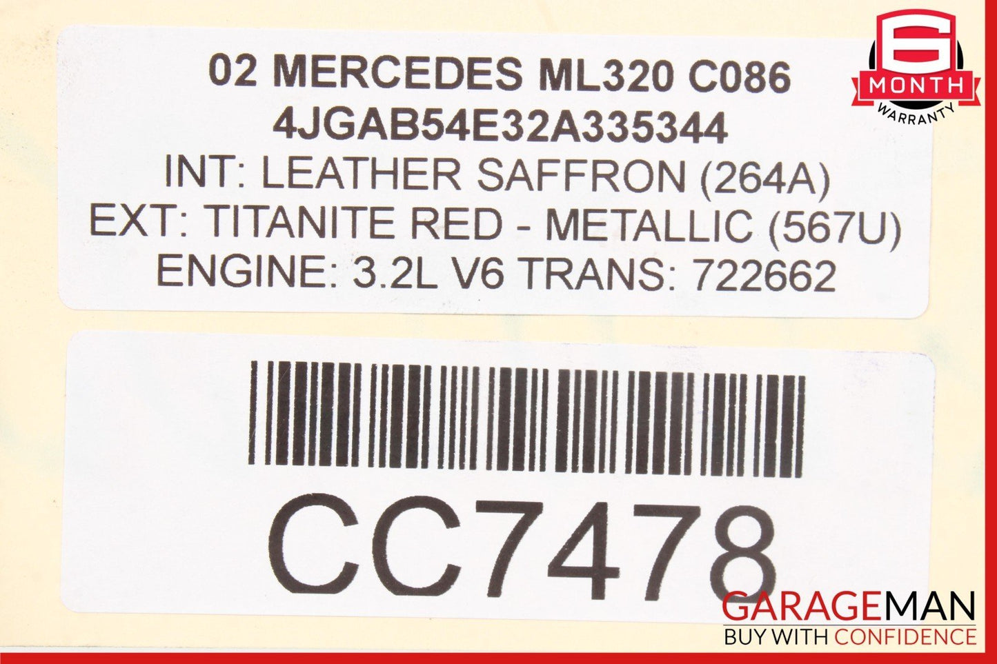 98-05 Mercedes W163 ML320 ML500 Rear Diff Differential Axle Carrier Assembly OEM