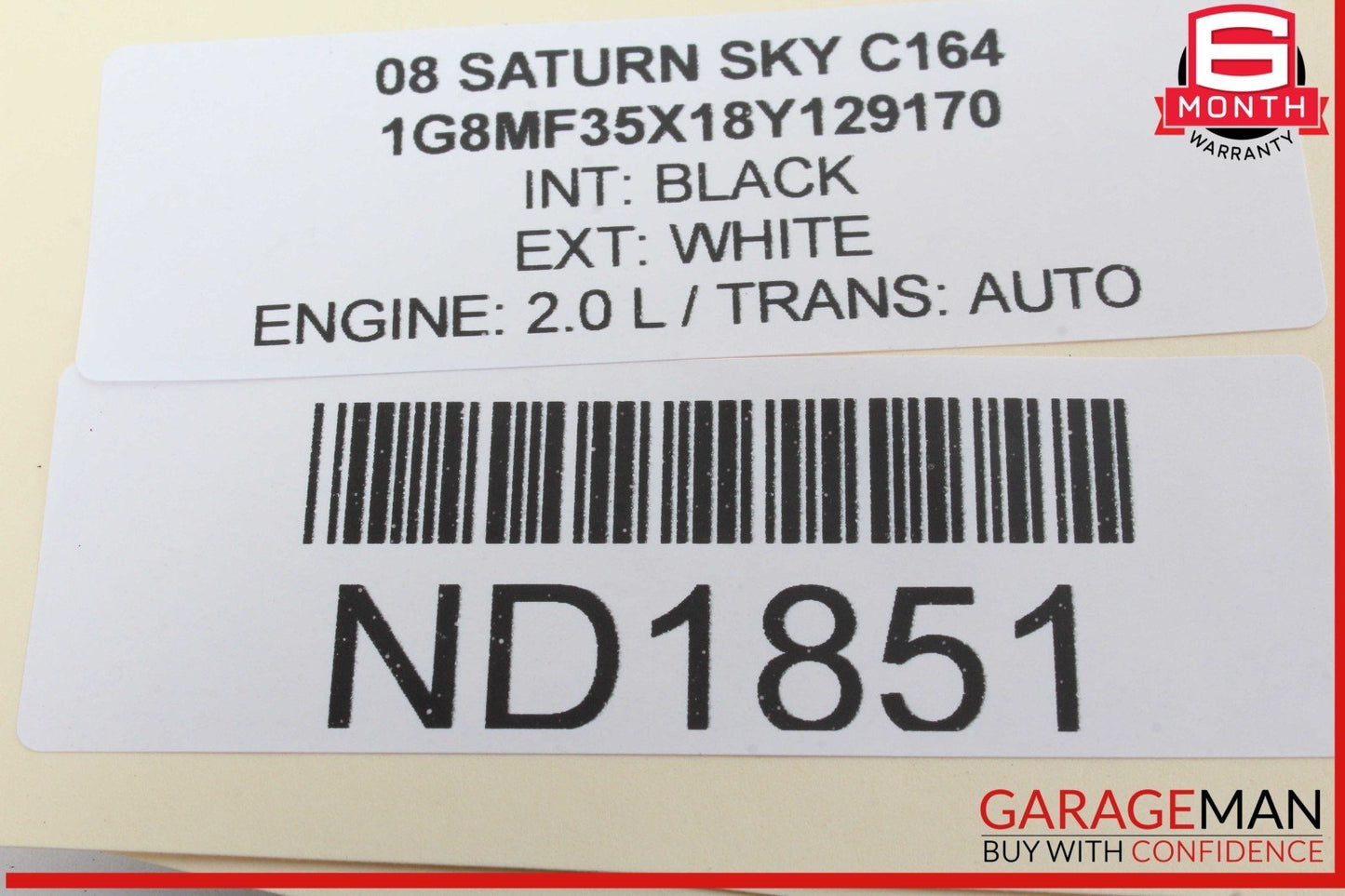 07-10 Saturn Sky Speedometer Instrument Cluster Gauge 15918804 OEM