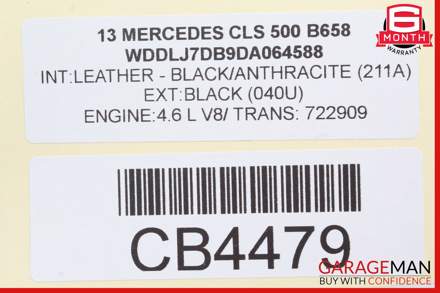 12-18 Mercedes W218 CLS500 Front Dash Trim Bezel Air Vent Cover Assy Walnut OEM