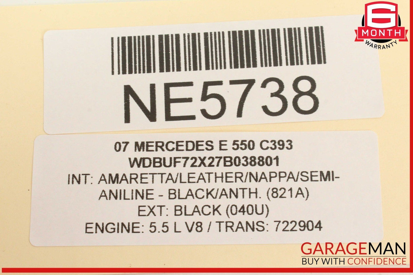 03-08 Mercedes W211 E550 Command Head Unit Navigation Radio CD 2118203497 OEM