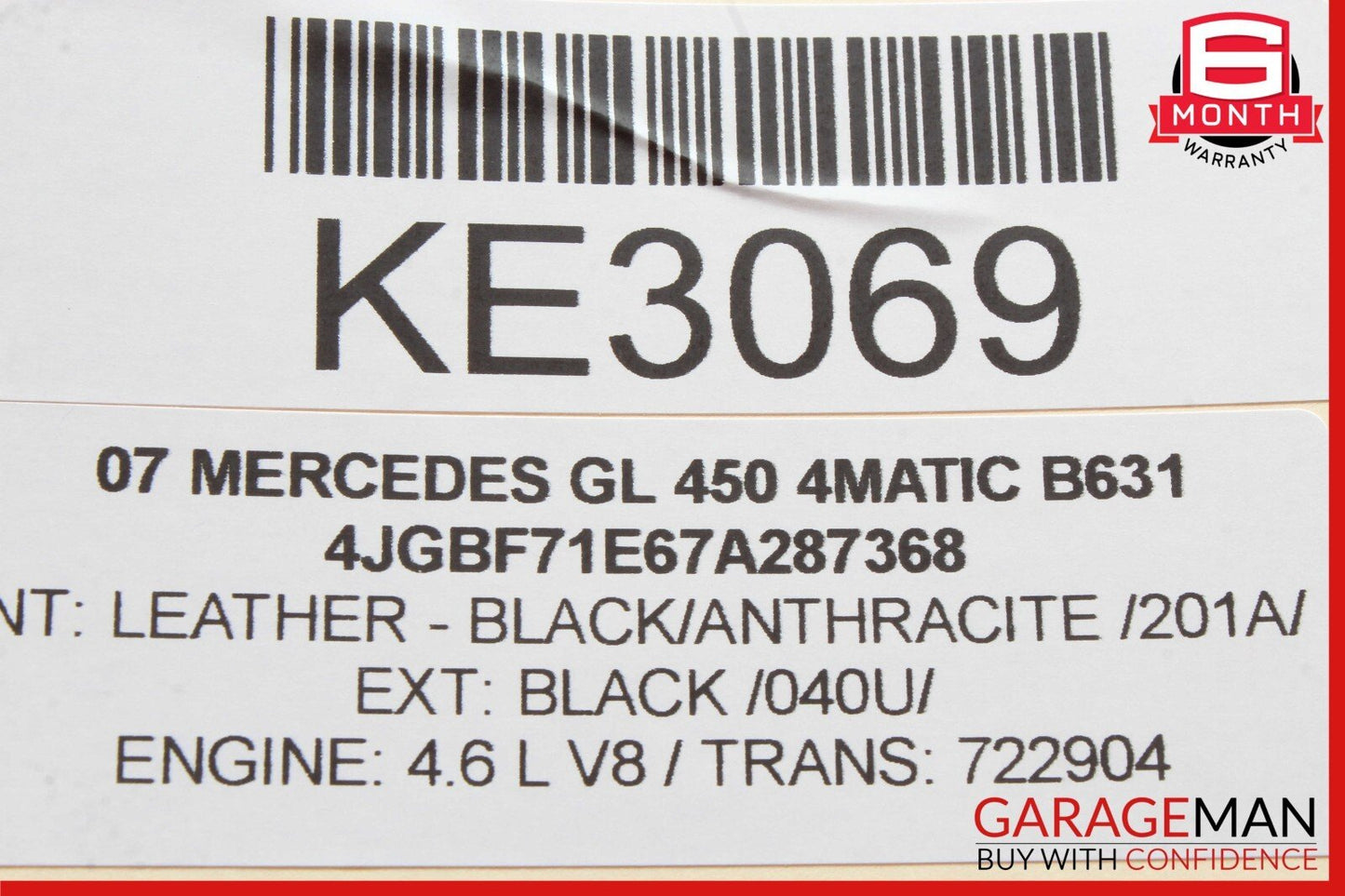 07-12 Mercedes X164 GL450 GL550 3rd Third Seat Row Power Folding Control Module