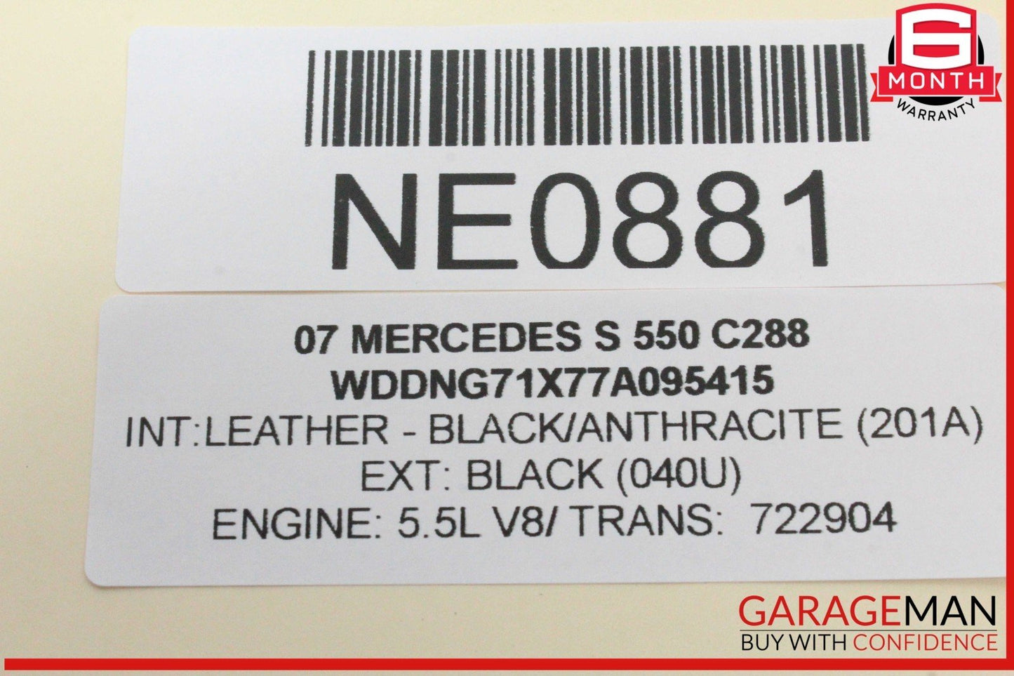 07-14 Mercedes W221 S550 CL550 Front Left Driver Seat Control Memory Switch OEM