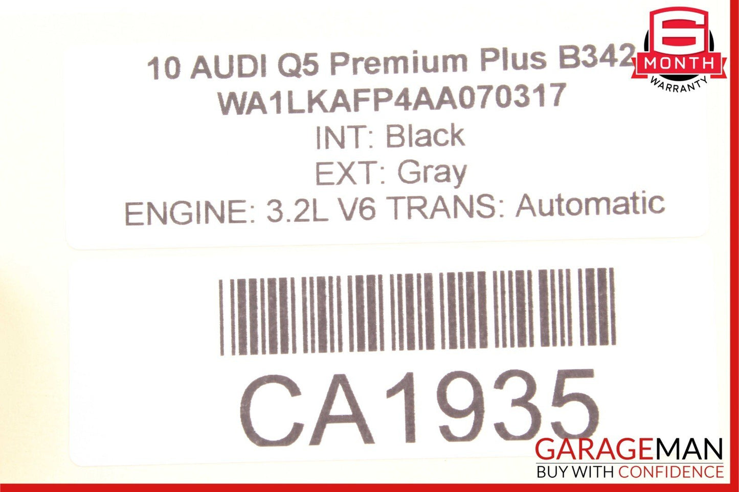 08-14 Audi Q5 A5 Front A/C AC Climate Control Switch Panel Assembly OEM