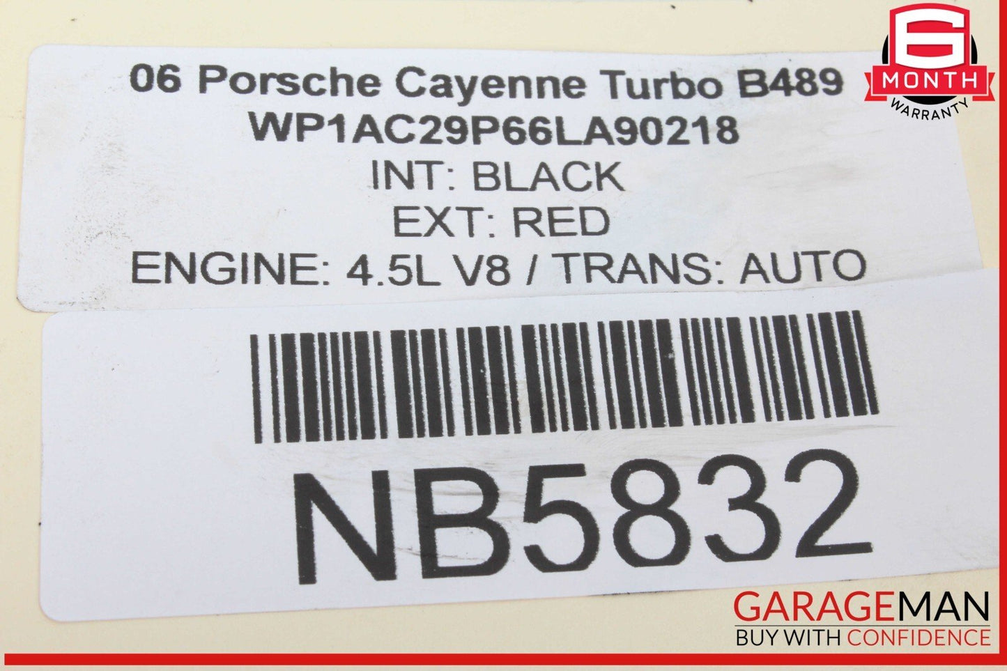 03-06 Porsche Cayenne 955 4.5L V8 Engine Motor Timing Cover OEM
