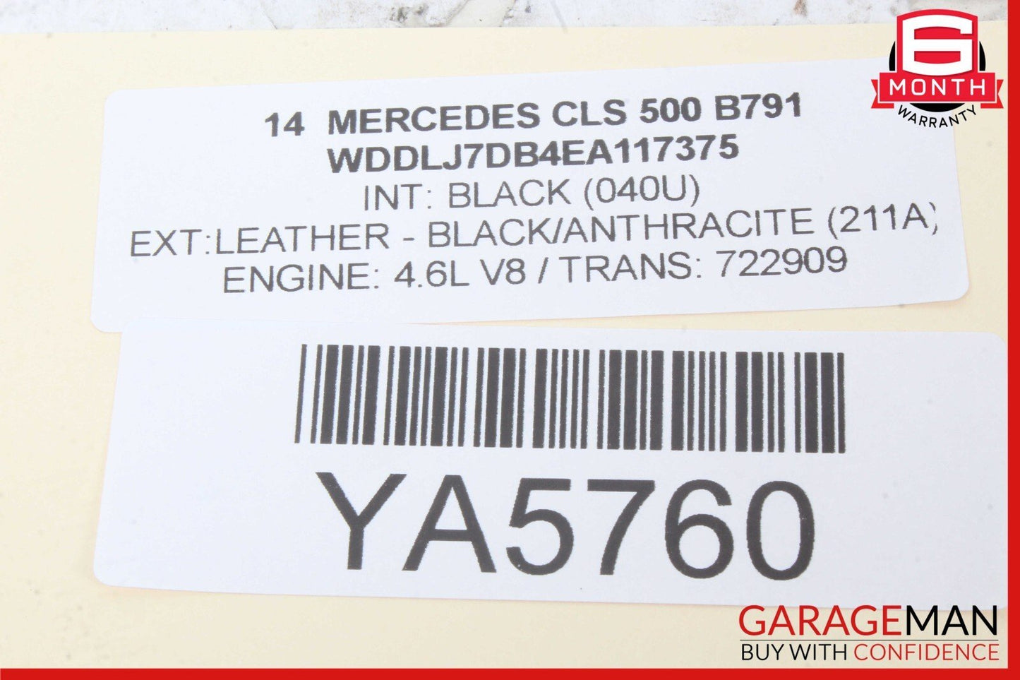 12-14 Mercedes W218 CLS500 CLS550 Speedometer Odometer Instrument Cluster Gauge