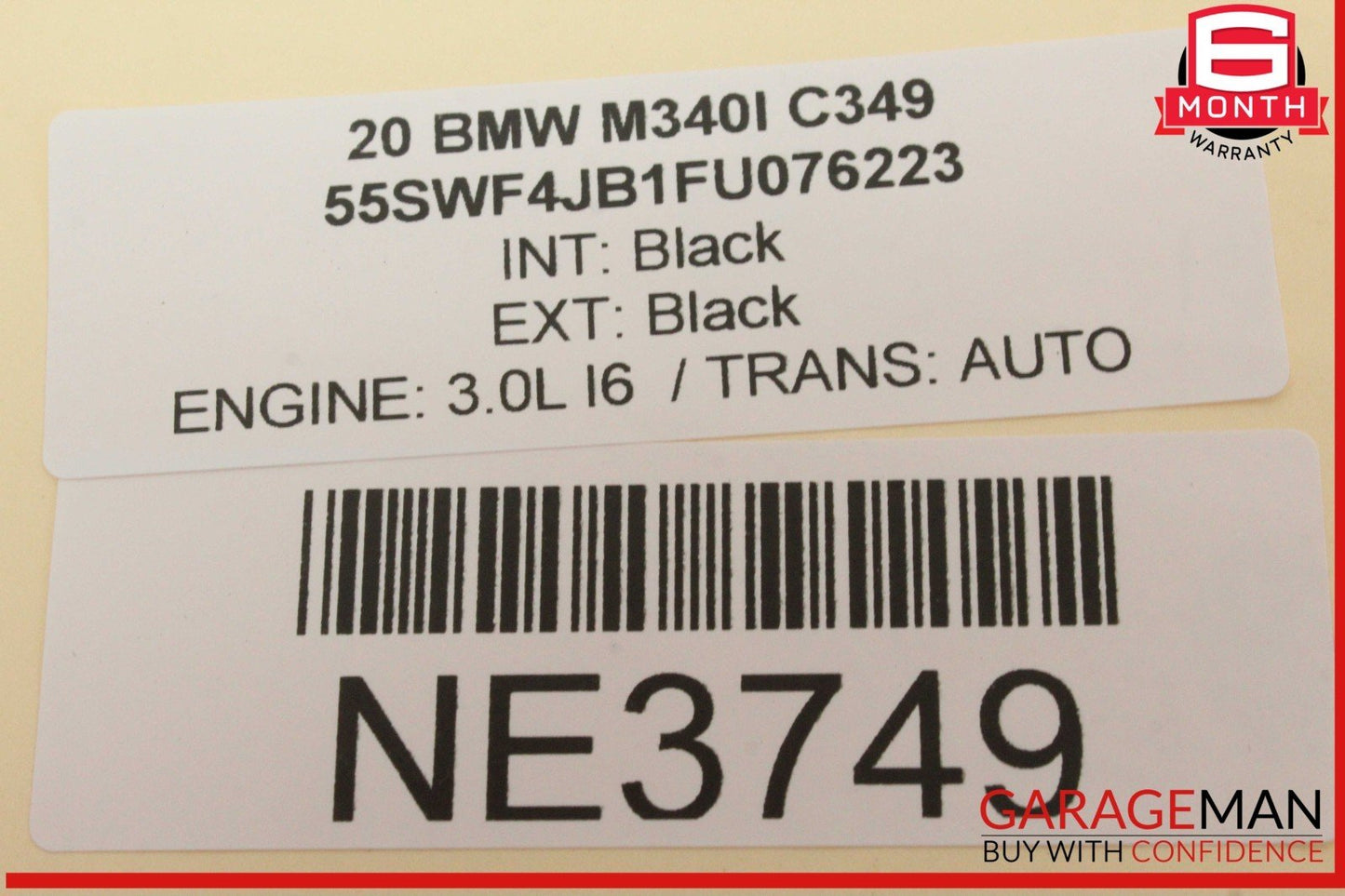 19-24 BMW M340i 330e 330i G20 Front Left Driver Side Window Regulator Motor