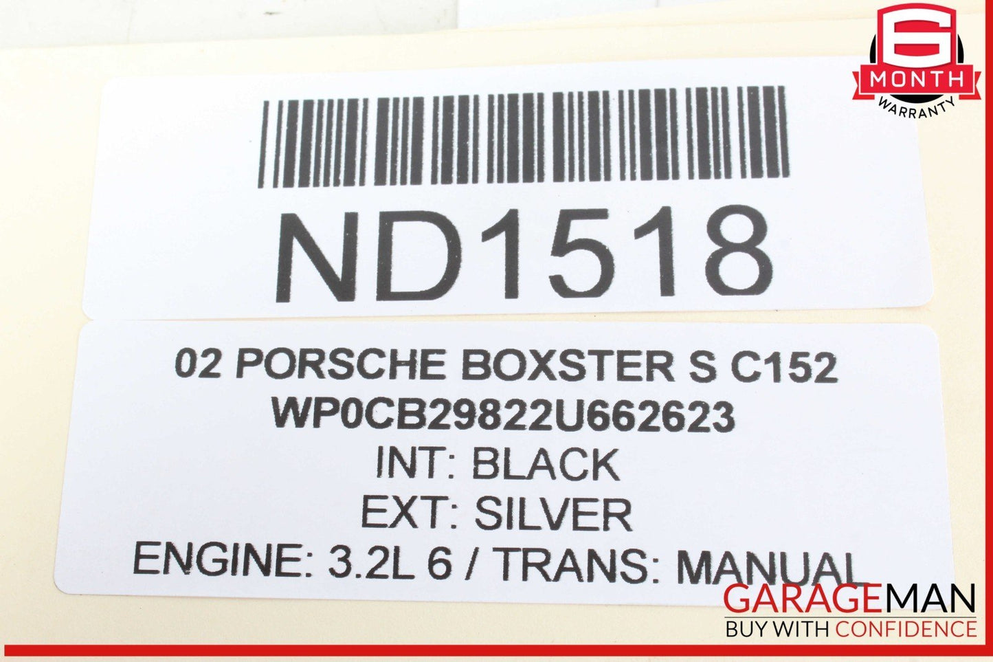 97-04 Porsche Boxster S 986 Front Center Radiator Spec Racer 99650448702 OEM