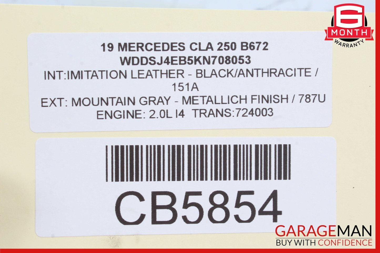 14-19 Mercedes W117 CL250 FWD Rear Right Spindle Knuckle Hub Bearing OEM