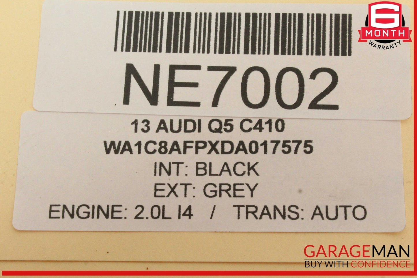 09-17 Audi Q5 SQ5 Power Tailgate Liftgate Back Door Latch Lock Striker Plate OEM