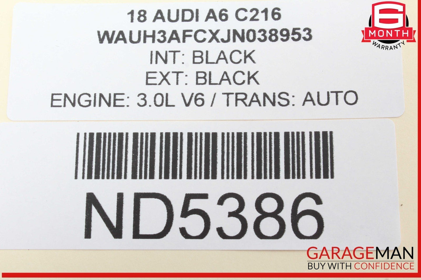 16-18 Audi A6 A7 Body Comfort BCM Control Module Unit 4H0907064HR OEM