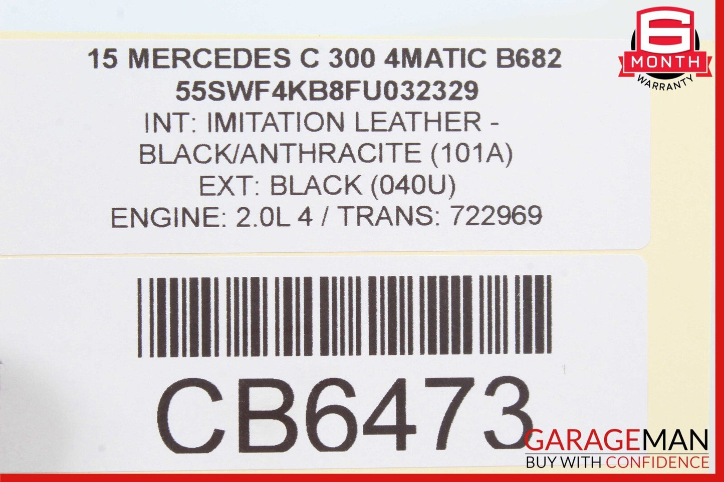 15-20 Mercedes W205 C300 GLC300 Rear Fuse Box Relay Control Module Assy