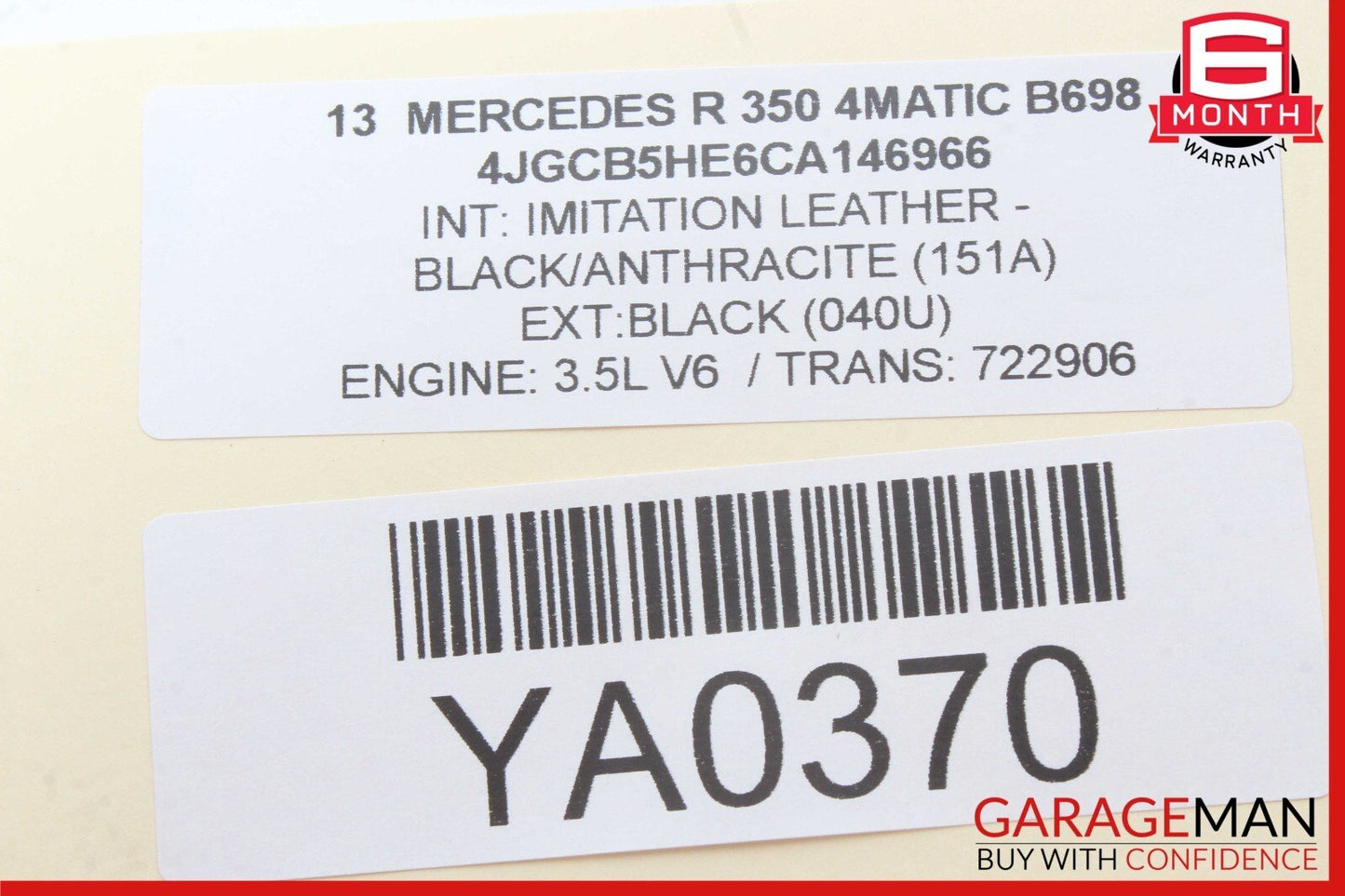 03-12 Mercedes R350 ML500 GL350 E350 Front Left Side Seat Control Module Unit