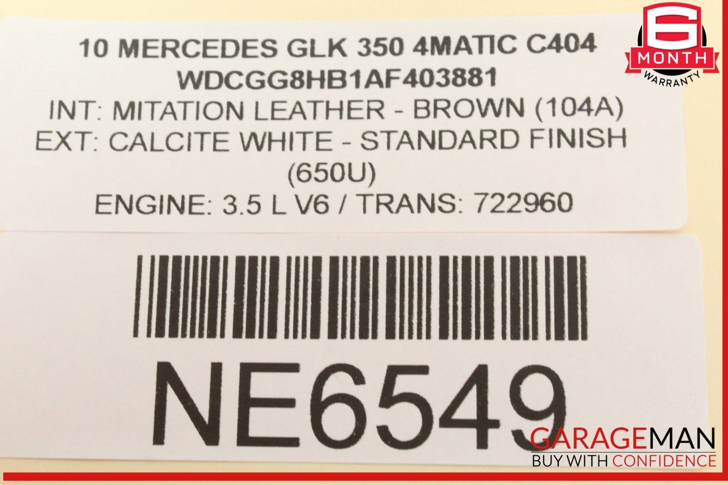 08-17 Mercedes X204 GLK350 4MATIC Center Console Ashtray Compartment OEM
