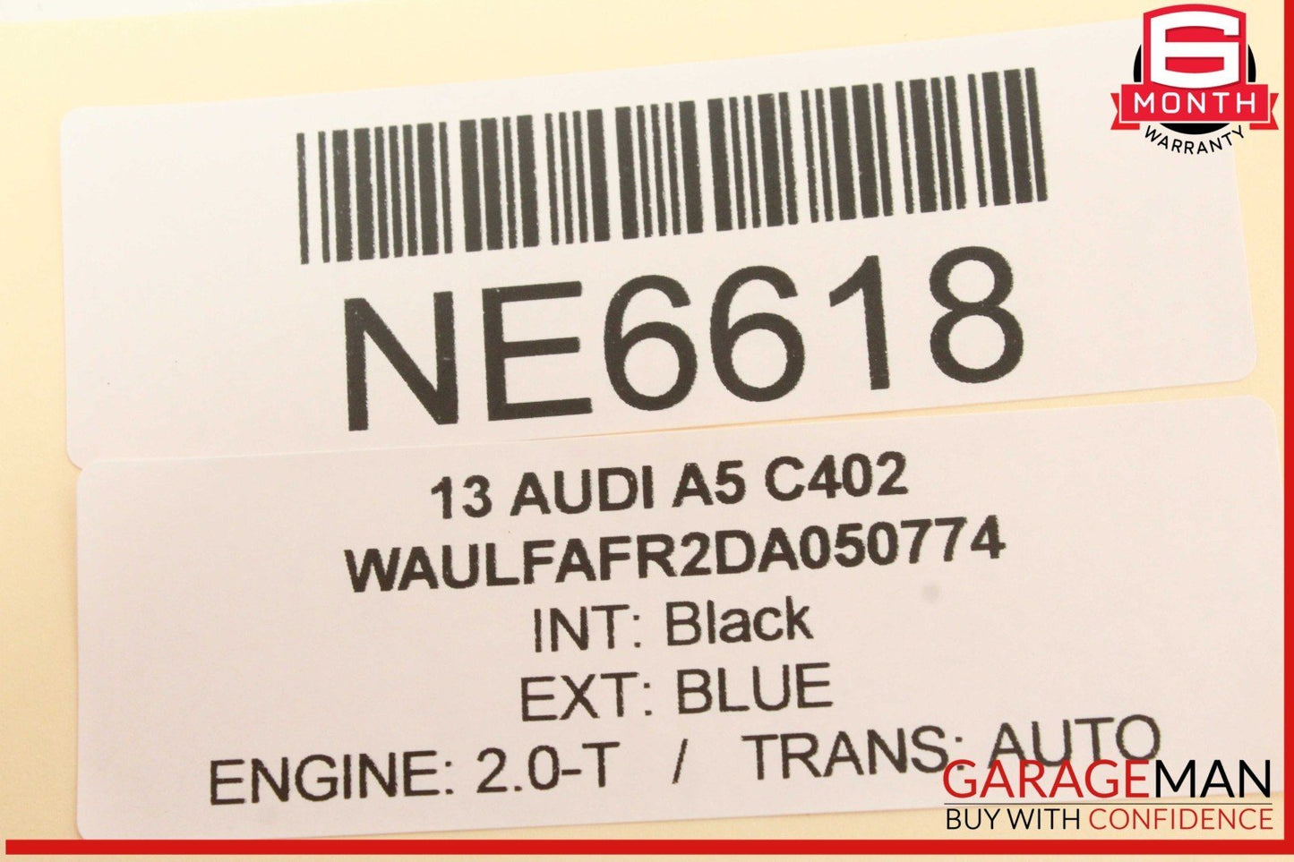 09-16 Audi A5 Q5 SQ5 Panoramic Sunroof Sun Roof Motor 8R0959591A OEM