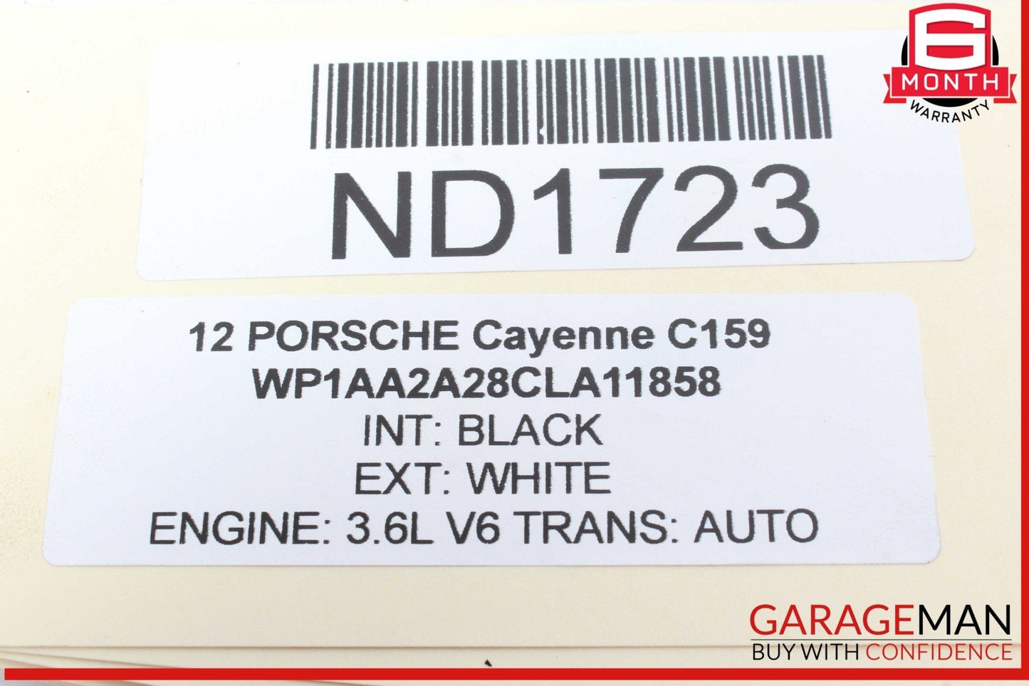 11-17 Porsche Cayenne / Touareg Rear Right Passenger Side Knuckle Spindle OEM
