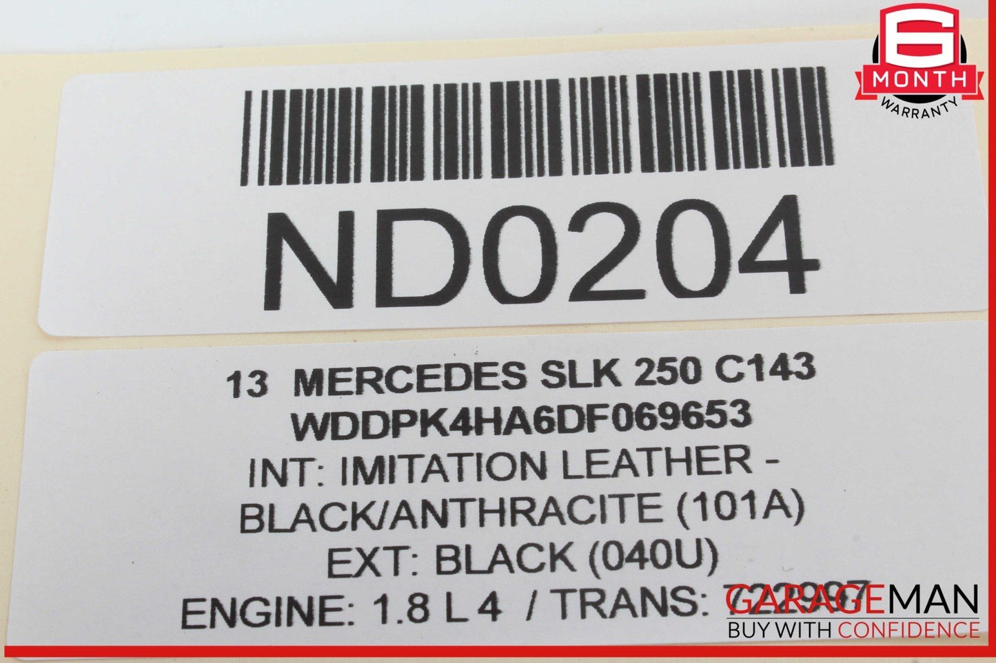 10-20 Mercedes R172 SLK250 Front Right Window Regulator Motor 2078200642 OEM
