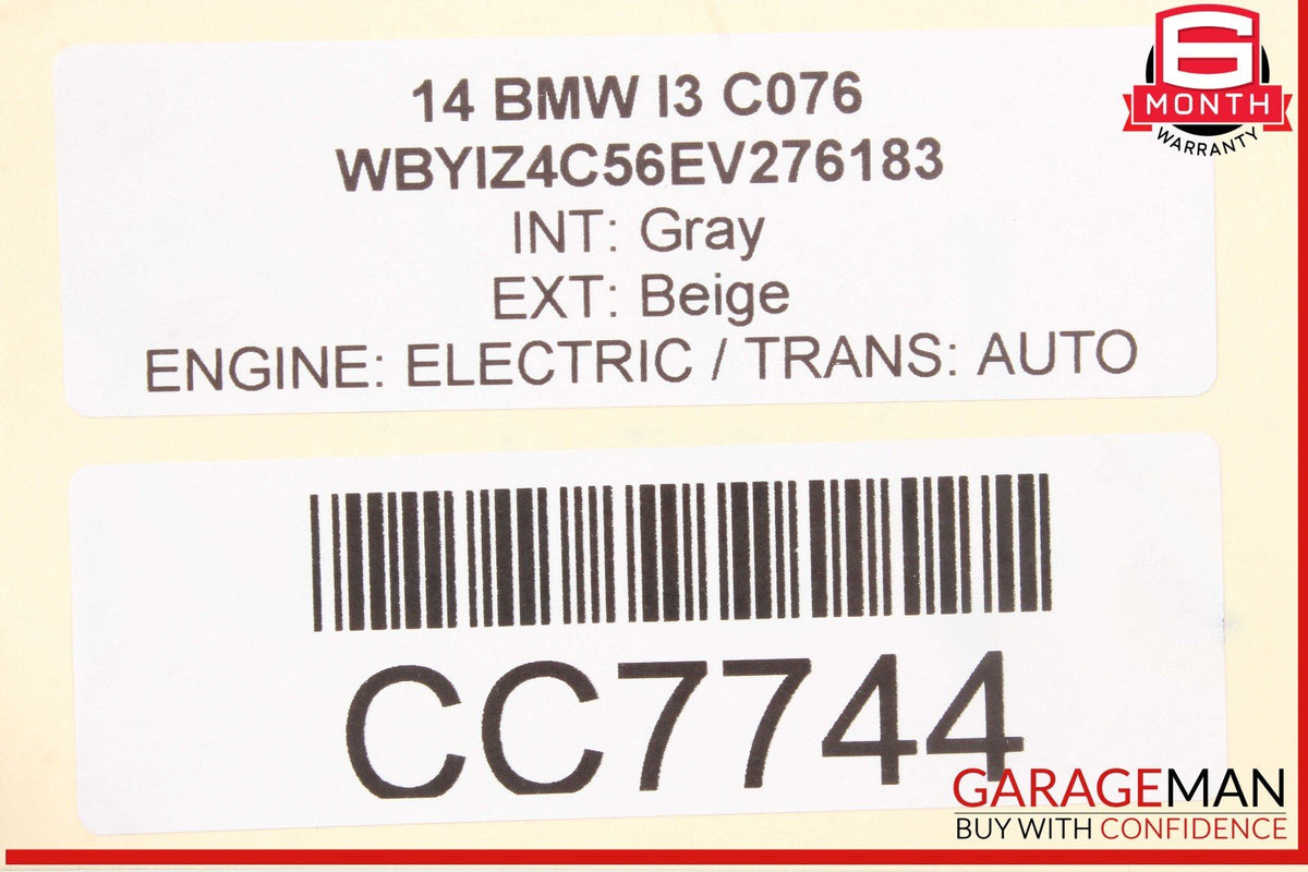 14-21 BMW i3 I01 Hybrid Radiator Cooling Fan Motor Shroud 8641949 OEM