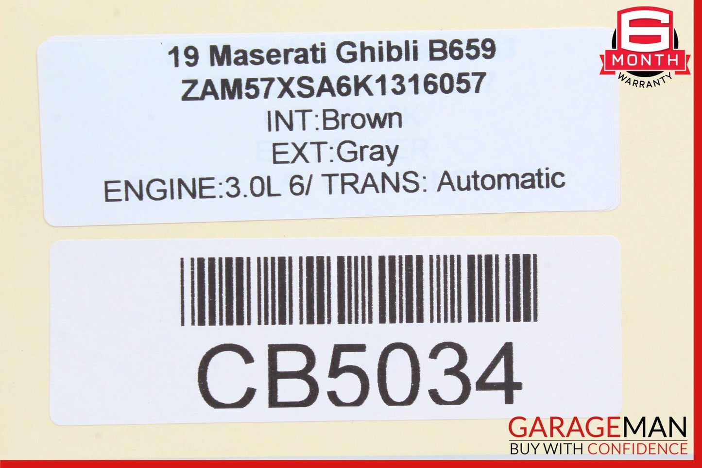 14-19 Maserati Ghibli Left Driver Side Air Vent Duct Trim Panel Cover OEM