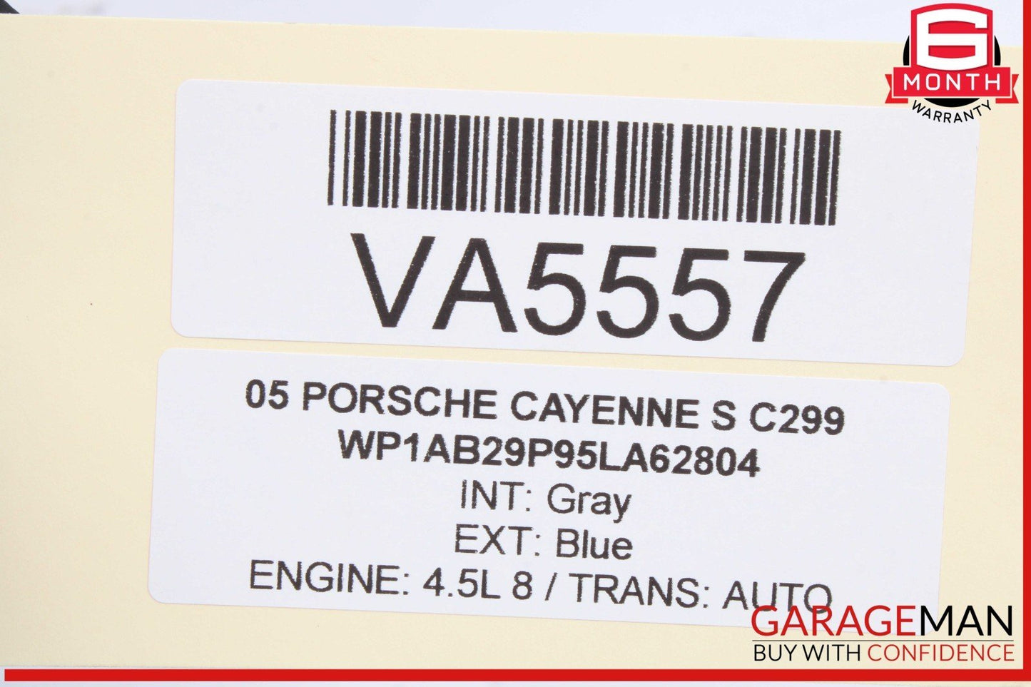 03-06 Porsche Cayenne S 955 4.5L V8 Engine Motor Timing Cover OEM