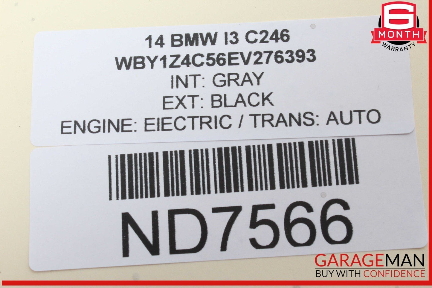 14-19 BMW i3 I01 Hybrid Electric Parking Brake Control Switch Button 9318735 OEM